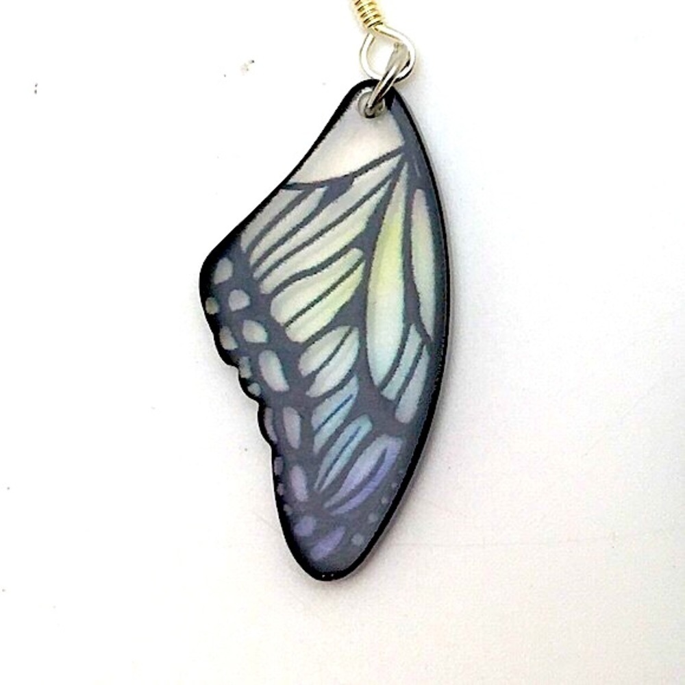 Translucent Butterfly Wing Ear Jewelry - Picture 4 of 6
